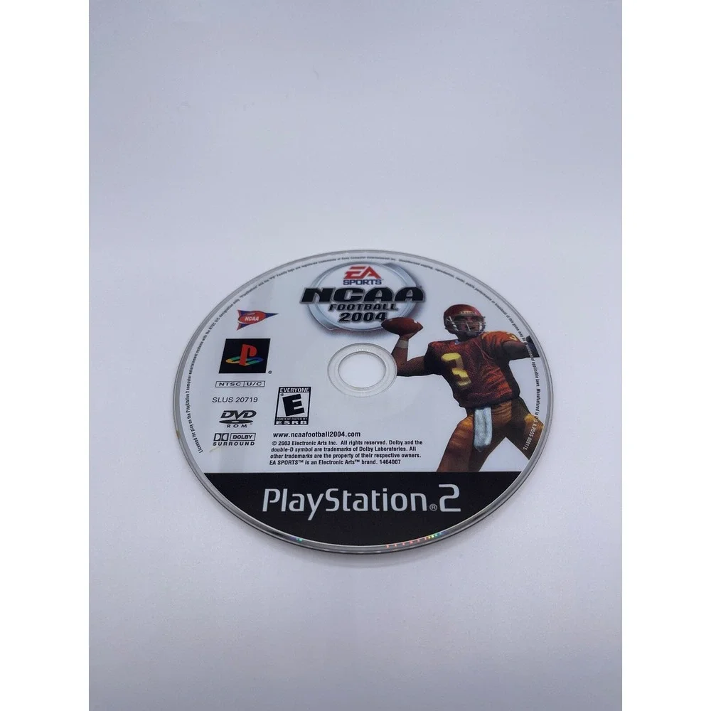 NCAA Football 2004 (Sony PlayStation 2, 2003) Tested With Manual‎ - PS2 ML271